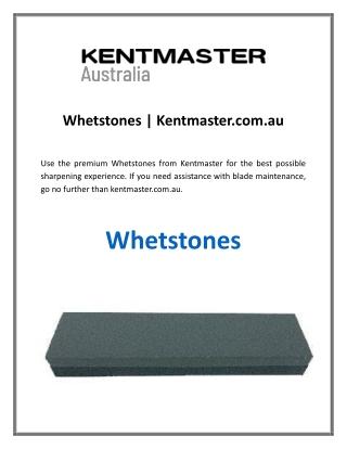 Whetstones