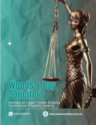 Woods & Day Solicitors Advises on Legal Trends Shaping Commercial Property Leasing