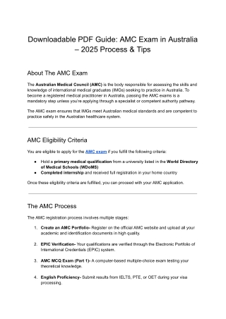 Downloadable PDF Guide_ AMC Exam in Australia_PDF