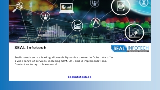 SAP BI Consulting Services in Dubai – Data-Driven Insights with SEAL Infotech