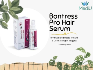 Bontress Pro Hair Serum Review - Mediu