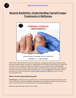 Toenail Fungus Treatments in McKinney