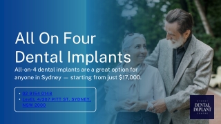 all on 4 dental implant - Sydney Dental Implant Centre