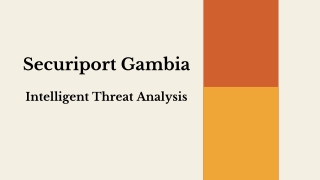 Securiport Gambia - Intelligent Threat Analysis