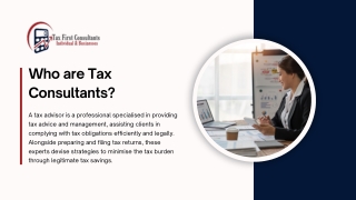 Certified & Knowledgeable Tax Consultants Near You