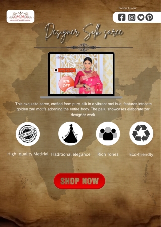 Elevate Your Ethnic Style with Luxurious Designer Silk Sarees