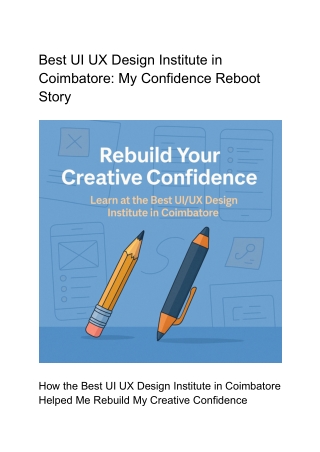 Best UI UX Design Institute in Coimbatore_ My Confidence Reboot Story