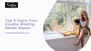 Top 5 Signs Your Double Glazing Needs Repair