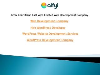 Grow Your Brand Fast with Trusted Web Development Company