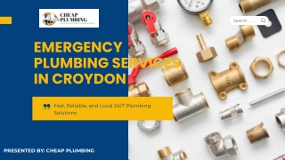 Trusted Emergency Plumbing Services in Croydon for Home & Business