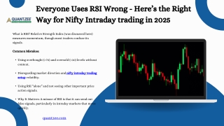Everyone Uses RSI Wrong Here’s the Right Way for Nifty Intraday trading in 2025