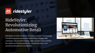 RideStyler: Revolutionizing Automotive Retail