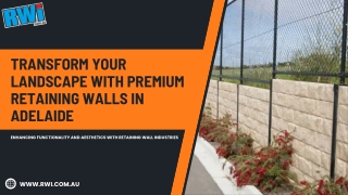 Retaining Walls Adelaide
