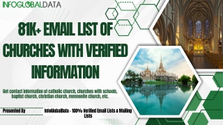 Reach Churches Across the USA with Targeted Church Mailing Lists