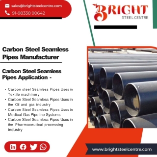 Carbon Steel IBR Approved Pipes | Low Temperature CS Seamless Pipe | Carbon Stee