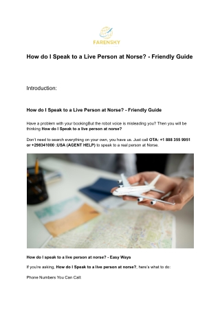 How do I Speak to a Live Person at Norse_ - Friendly Guide