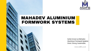 Mahadev Formwork Systems – Leading Aluminum Formwork Manufacturer in India