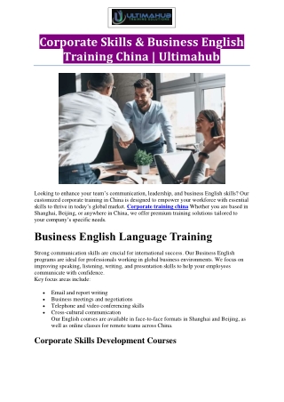 Conflict resolution training china