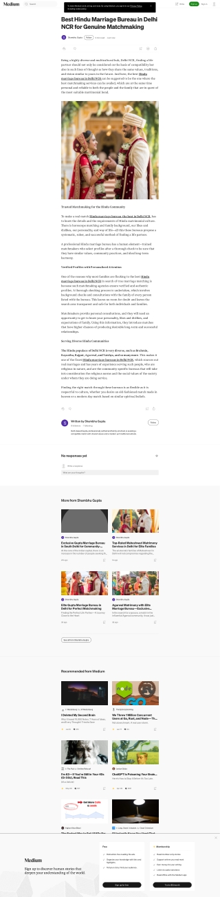 Best Hindu Marriage Bureau in Delhi NCR for Genuine Matchmaking