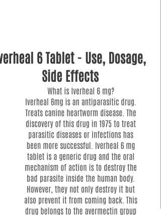 Iverheal 6mg