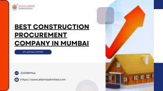 Best construction procurement company in mumbai