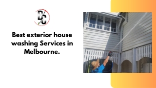 Best exterior house washing in Melbourne.