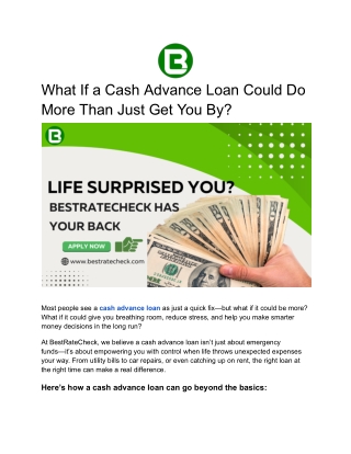 More Than a Loan – It’s Your Moment to Take Control