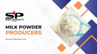 Best Milk Powder Producers in India
