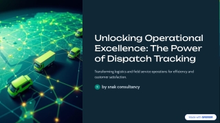 Order to Dispatch tracking solution for Automotive Industry with SAP