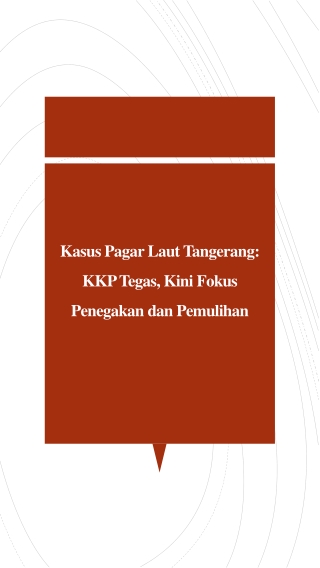 Kasus Pagar Laut Tangerang