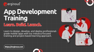 App Development Training in Rajpura- Erginous Technologies