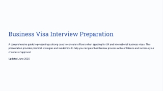 Business-Visa-Interview-Preparation