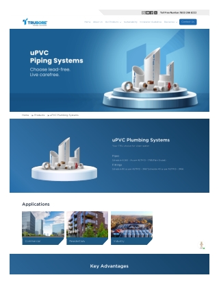 uPVC Plumbing Systems - Trubore Pipes