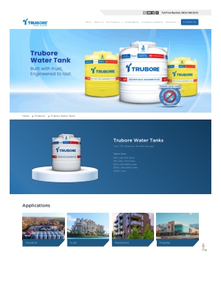 Trubore Water Tanks - Trubore Pipes