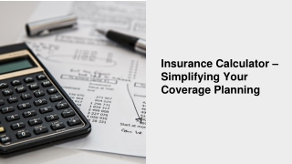 Insurance Calculator – Estimate Your Premiums Easily