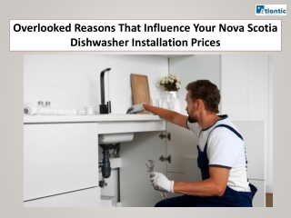 Overlooked Reasons That Influence Your Nova Scotia Dishwasher Installation Prices