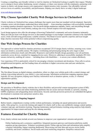 Web Design Chelmsford for Charities – Affordable &amp; Impact-Driven Websites