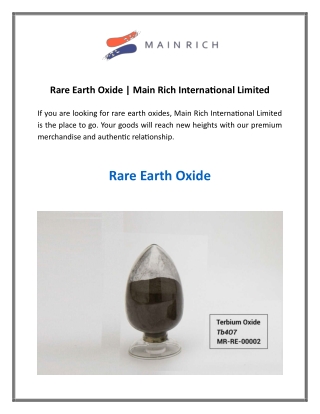Rare Earth Oxide