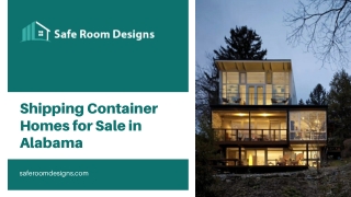 Shipping Container Homes for Sale in Alabama