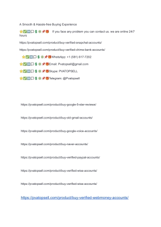 A Smooth & Hassle-free Buying Experience