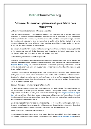 Lormétazépam 2 | En lignepharma247.org