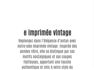 robe imprimée abstraite