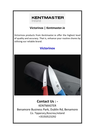 Victorinox  Kentmaster.ie