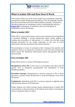 What is Isokin 300 and How Does It Work