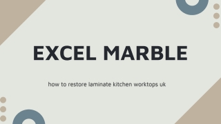 how to restore laminate kitchen worktops uk
