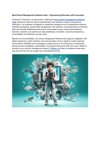Best School Management Software India – Empowering Education with Innovation