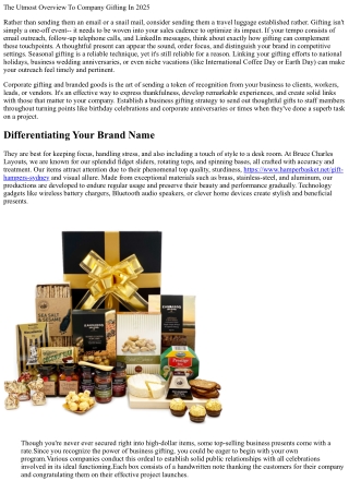 What Is Corporate Gifting? Best Techniques And Leading Concepts