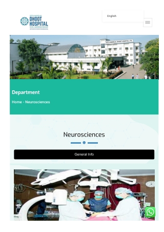 Consult the Best Neurosurgeon and Spine Surgeon in Aurangabad – Dhoot Hospitals