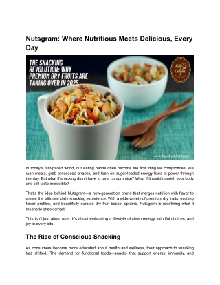 Nutsgram_ Where Nutritious Meets Delicious, Every Day