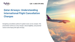 Qatar Airlines Flight Cancellation Charges